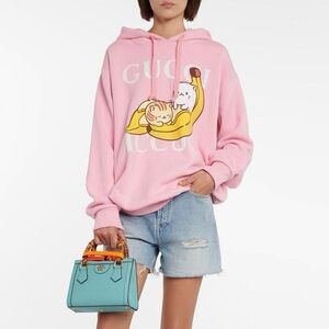 GUCCI Bananya Print Hoodie Size XS .